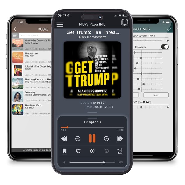 Download fo free audiobook Get Trump: The Threat to Civil Liberties, Due Process, and... by Alan Dershowitz and listen anywhere on your iOS devices in the ListenBook app.