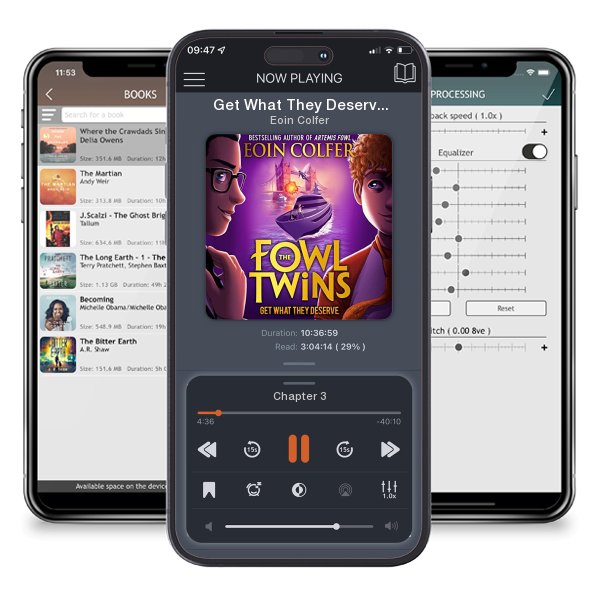 Download fo free audiobook Get What They Deserve by Eoin Colfer and listen anywhere on your iOS devices in the ListenBook app.