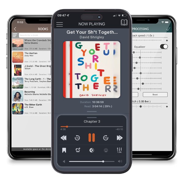 Download fo free audiobook Get Your Sh*t Together by David Shrigley and listen anywhere on your iOS devices in the ListenBook app.