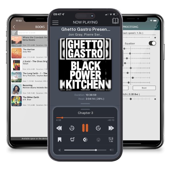 Download fo free audiobook Ghetto Gastro Presents Black Power Kitchen by Jon Gray, Pierre Serrao, et al. and listen anywhere on your iOS devices in the ListenBook app.