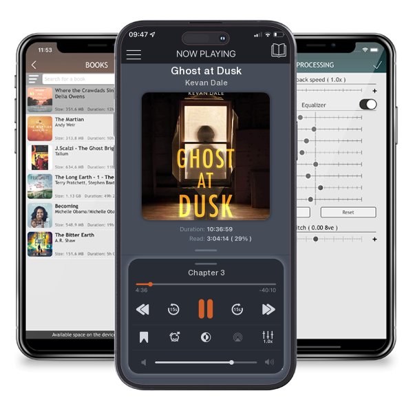 Download fo free audiobook Ghost at Dusk by Kevan Dale and listen anywhere on your iOS devices in the ListenBook app.