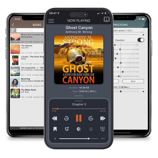 Download fo free audiobook Ghost Canyon by Anthony M. Strong and listen anywhere on your iOS devices in the ListenBook app.