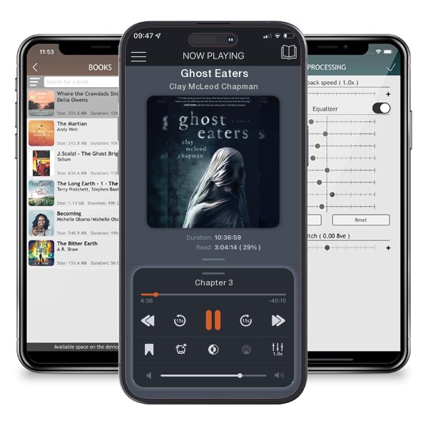Download fo free audiobook Ghost Eaters by Clay McLeod Chapman and listen anywhere on your iOS devices in the ListenBook app.