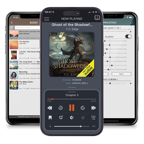 Download fo free audiobook Ghost of the Shadowfort by T.C. Edge and listen anywhere on your iOS devices in the ListenBook app.