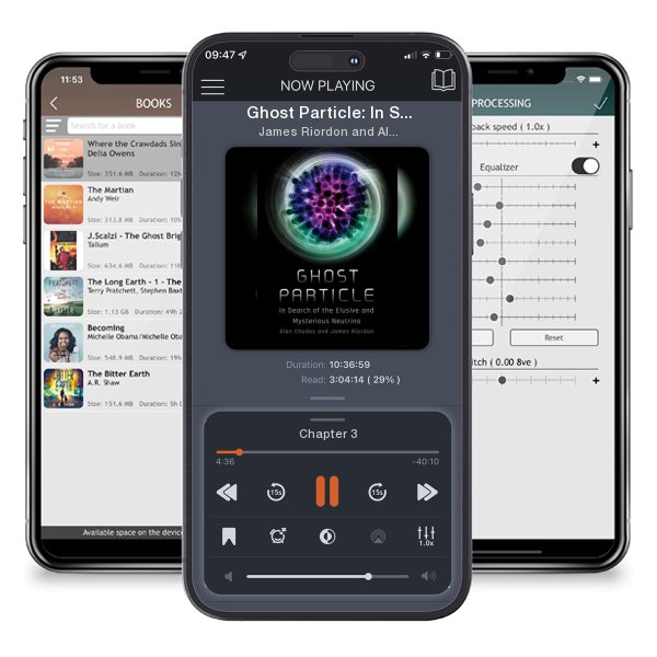 Download fo free audiobook Ghost Particle: In Search of the Elusive and Mysterious Neutrino by James Riordon and Alan Chodos and listen anywhere on your iOS devices in the ListenBook app.