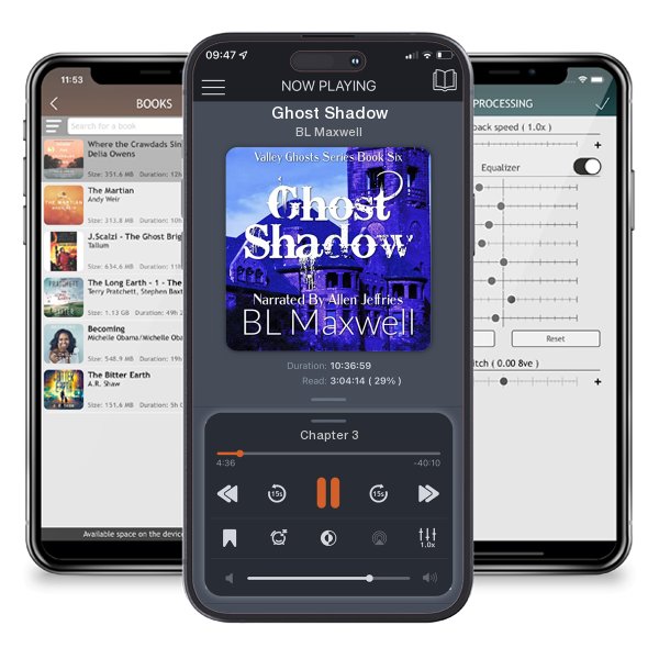 Download fo free audiobook Ghost Shadow by BL Maxwell and listen anywhere on your iOS devices in the ListenBook app.
