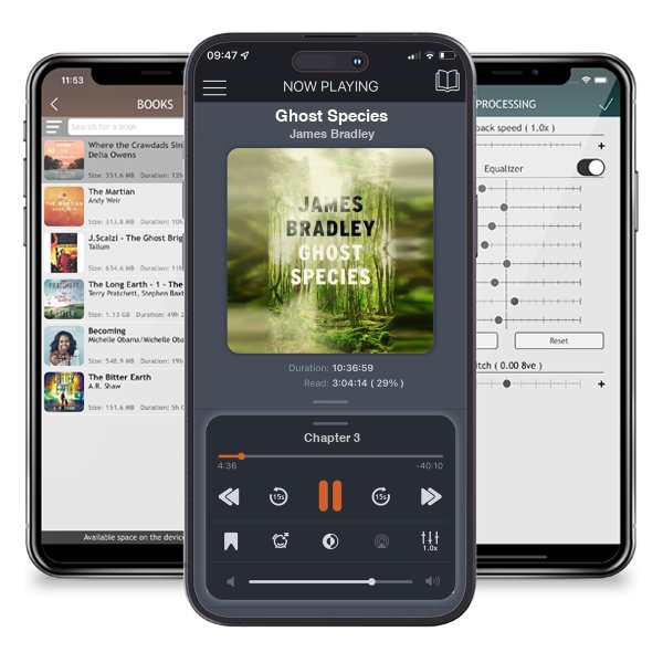 Download fo free audiobook Ghost Species by James Bradley and listen anywhere on your iOS devices in the ListenBook app.