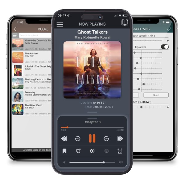 Download fo free audiobook Ghost Talkers by Mary Robinette Kowal and listen anywhere on your iOS devices in the ListenBook app.