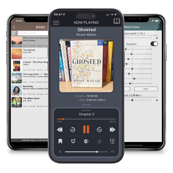 Download fo free audiobook Ghosted by Rosie Walsh and listen anywhere on your iOS devices in the ListenBook app.