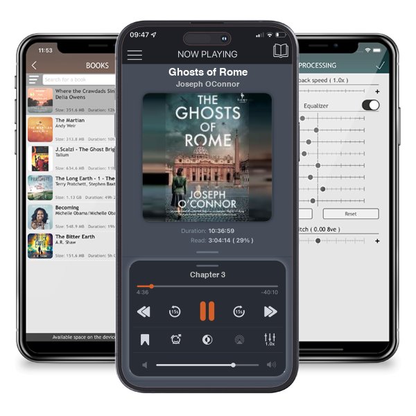 Download fo free audiobook Ghosts of Rome by Joseph OConnor and listen anywhere on your iOS devices in the ListenBook app.