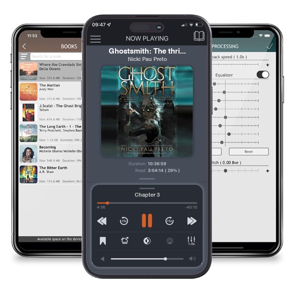 Download fo free audiobook Ghostsmith: The thrilling sequel to the epic Sunday Times bestselling fantasy Bonesmith - The House of the Dead Duology by Nicki Pau Preto and listen anywhere on your iOS devices in the ListenBook app.