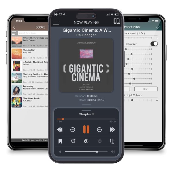 Download fo free audiobook Gigantic Cinema: A Weather Anthology by Paul Keegan and listen anywhere on your iOS devices in the ListenBook app.