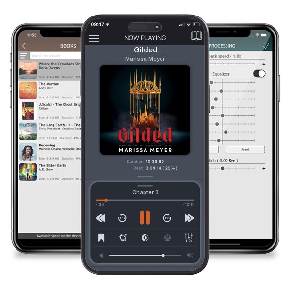 Download fo free audiobook Gilded by Marissa Meyer and listen anywhere on your iOS devices in the ListenBook app.