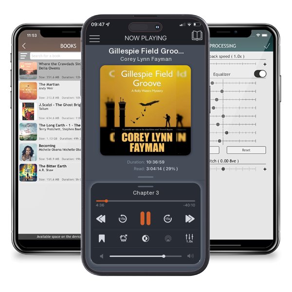 Download fo free audiobook Gillespie Field Groove by Corey Lynn Fayman and listen anywhere on your iOS devices in the ListenBook app.