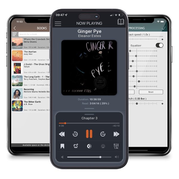 Download fo free audiobook Ginger Pye by Eleanor Estes and listen anywhere on your iOS devices in the ListenBook app.