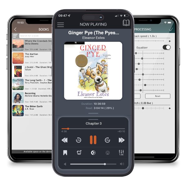 Download fo free audiobook Ginger Pye (The Pyes, #1) by Eleanor Estes and listen anywhere on your iOS devices in the ListenBook app.