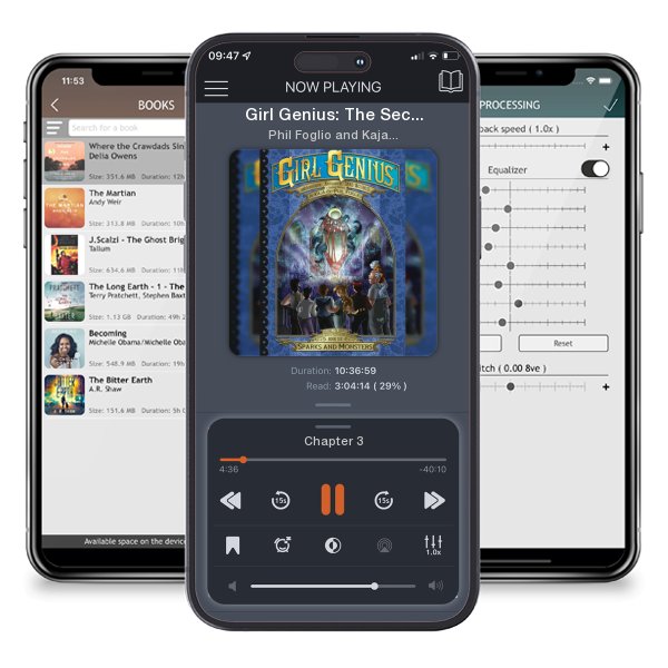Download fo free audiobook Girl Genius: The Second Journey of Agatha Heterodyne Volume... by Phil Foglio and Kaja Foglio and listen anywhere on your iOS devices in the ListenBook app.