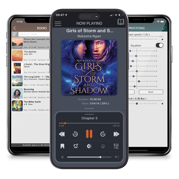 Download fo free audiobook Girls of Storm and Shadow by Natasha Ngan and listen anywhere on your iOS devices in the ListenBook app.