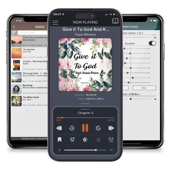 Download fo free audiobook Give it To God And Know Peace: Prayer Journal and Anti-Anxiety Notebook with Supportive, Uplifting Bible Verses for Mental, Physical, Emotional Healt by Hope Winters and listen anywhere on your iOS devices in the ListenBook app.