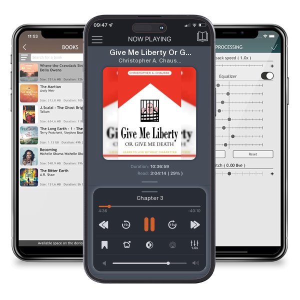 Download fo free audiobook Give Me Liberty Or Give Me Death: Learn to live without cigarettes by Christopher A. Chausse and listen anywhere on your iOS devices in the ListenBook app.