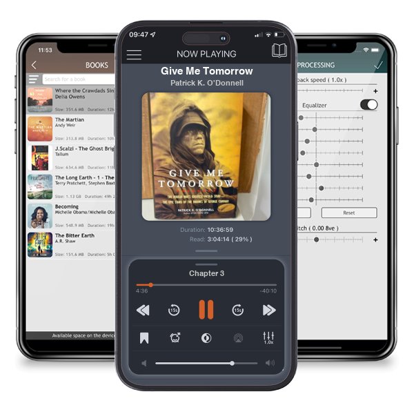 Download fo free audiobook Give Me Tomorrow by Patrick K. O'Donnell and listen anywhere on your iOS devices in the ListenBook app.