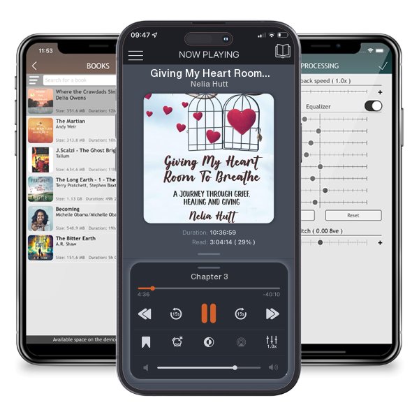 Download fo free audiobook Giving My Heart Room to Breathe by Nelia Hutt and listen anywhere on your iOS devices in the ListenBook app.