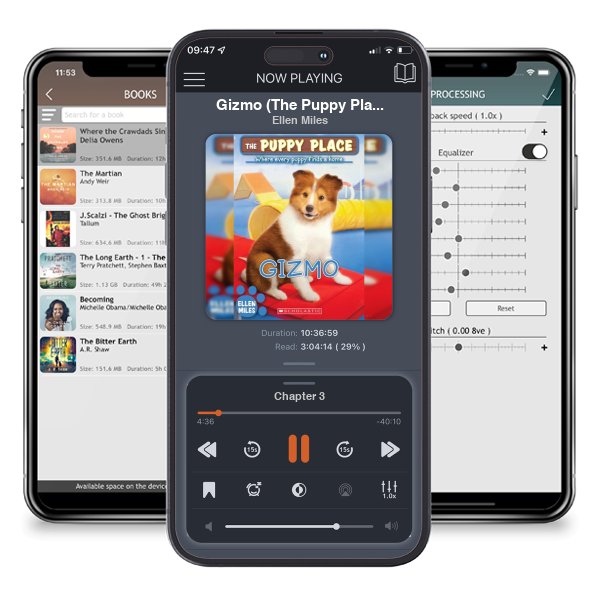 Download fo free audiobook Gizmo (The Puppy Place #33) by Ellen Miles and listen anywhere on your iOS devices in the ListenBook app.