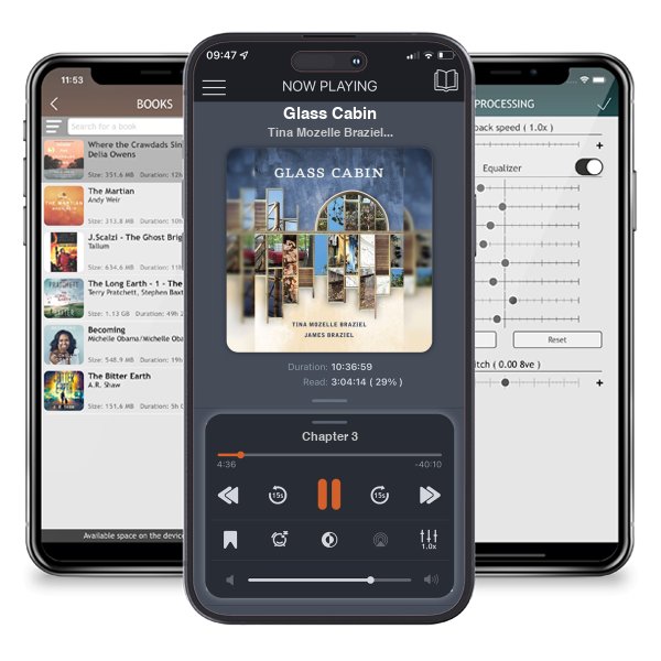 Download fo free audiobook Glass Cabin by Tina Mozelle Braziel and James Braziel and listen anywhere on your iOS devices in the ListenBook app.