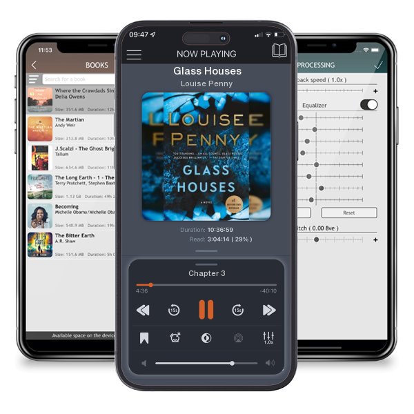 Download fo free audiobook Glass Houses by Louise Penny and listen anywhere on your iOS devices in the ListenBook app.