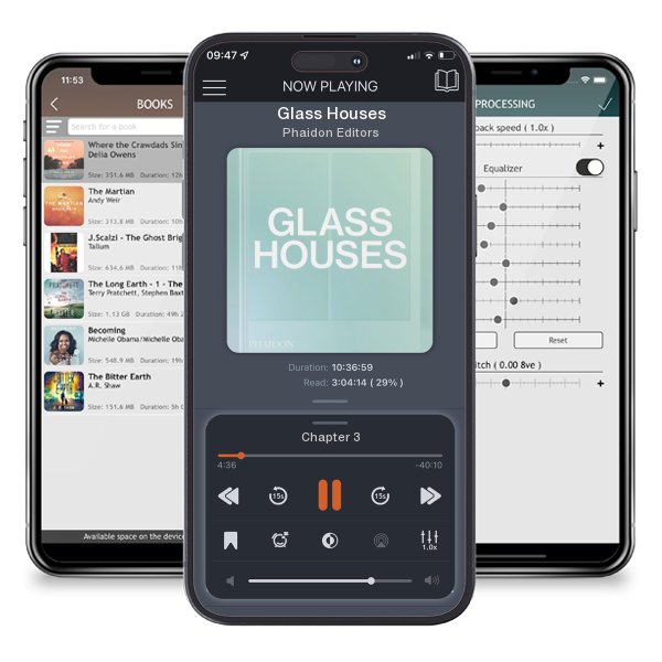 Download fo free audiobook Glass Houses by Phaidon Editors and listen anywhere on your iOS devices in the ListenBook app.