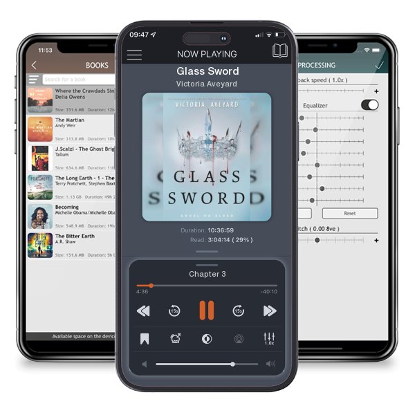 Download fo free audiobook Glass Sword by Victoria Aveyard and listen anywhere on your iOS devices in the ListenBook app.