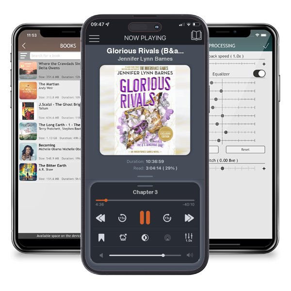 Download fo free audiobook Glorious Rivals (B&N Exclusive Edition) by Jennifer Lynn Barnes and listen anywhere on your iOS devices in the ListenBook app.