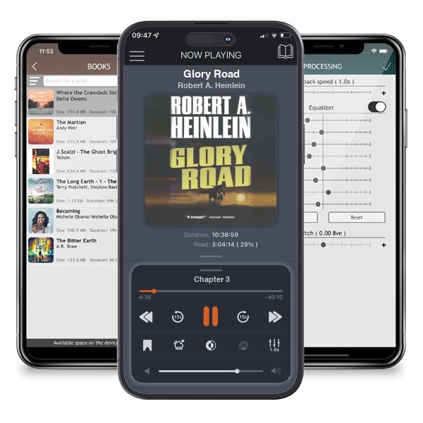 Download fo free audiobook Glory Road by Robert A. Heinlein and listen anywhere on your iOS devices in the ListenBook app.
