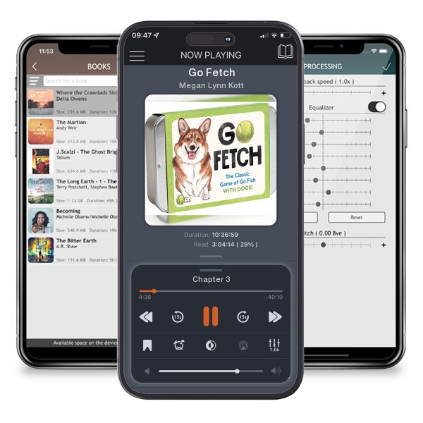 Download fo free audiobook Go Fetch by Megan Lynn Kott and listen anywhere on your iOS devices in the ListenBook app.