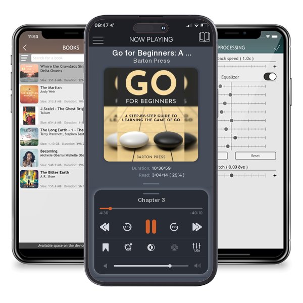 Download fo free audiobook Go for Beginners: A Step-By-Step Guide to Learning the Game of Go by Barton Press and listen anywhere on your iOS devices in the ListenBook app.