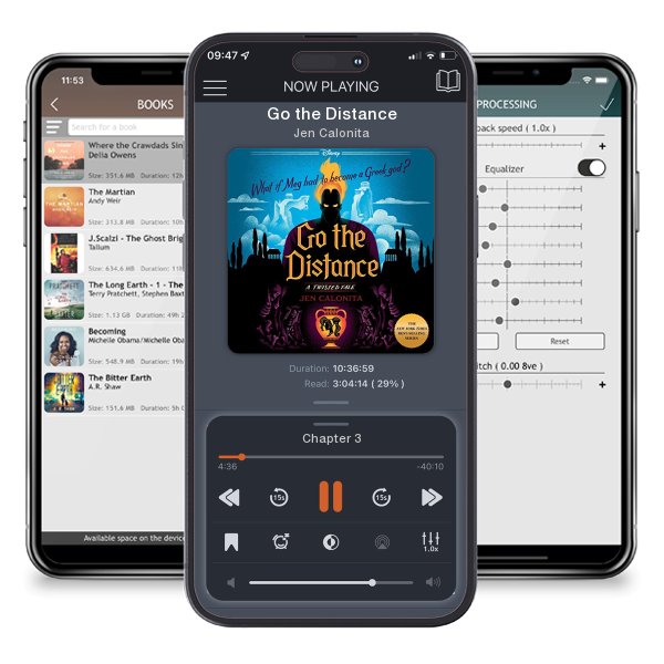 Download fo free audiobook Go the Distance by Jen Calonita and listen anywhere on your iOS devices in the ListenBook app.