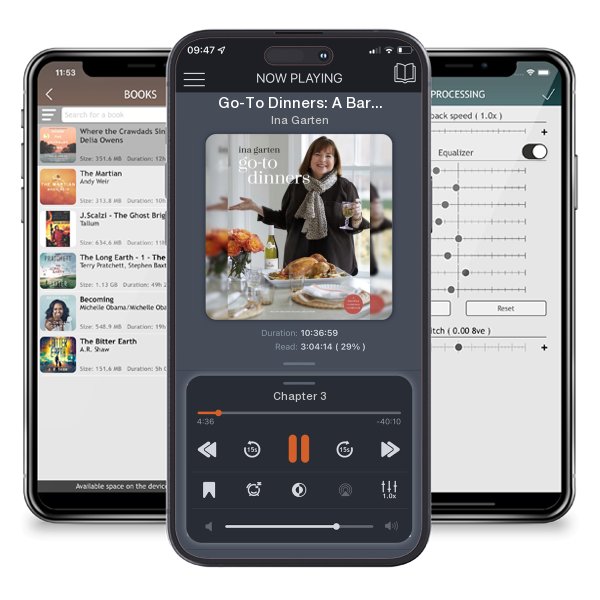 Download fo free audiobook Go-To Dinners: A Barefoot Contessa Cookbook by Ina Garten and listen anywhere on your iOS devices in the ListenBook app.