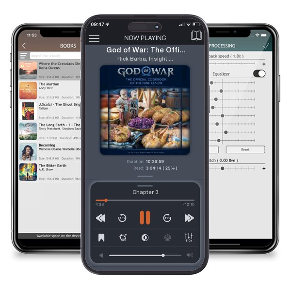Download fo free audiobook God of War: The Official Cookbook of the Nine Realms by Rick Barba, Insight Editions,  et al. and listen anywhere on your iOS devices in the ListenBook app.