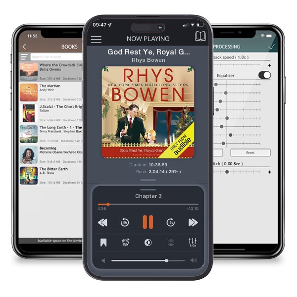 Download fo free audiobook God Rest Ye, Royal Gentlemen by Rhys Bowen and listen anywhere on your iOS devices in the ListenBook app.