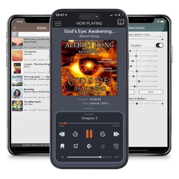 Download fo free audiobook God's Eye: Awakening: A Labyrinth World LitRPG Novel by Aleron Kong and listen anywhere on your iOS devices in the ListenBook app.