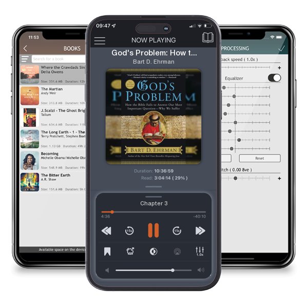 Download fo free audiobook God's Problem: How the Bible Fails to Answer Our Most Important Question--Why We Suffer by Bart D. Ehrman and listen anywhere on your iOS devices in the ListenBook app.