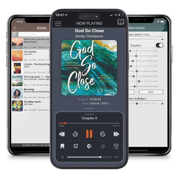 Download fo free audiobook God So Close by Becky Thompson and listen anywhere on your iOS devices in the ListenBook app.