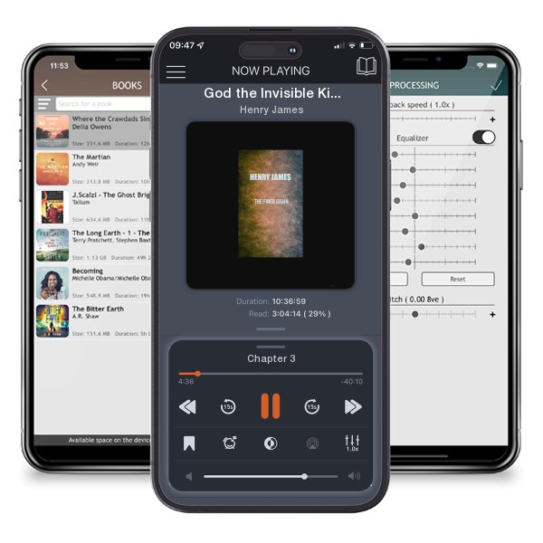 Download fo free audiobook God the Invisible King by Henry James and listen anywhere on your iOS devices in the ListenBook app.