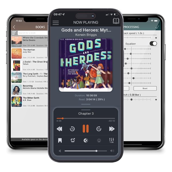 Download fo free audiobook Gods and Heroes: Mythology Around the World by Korwin Briggs and listen anywhere on your iOS devices in the ListenBook app.