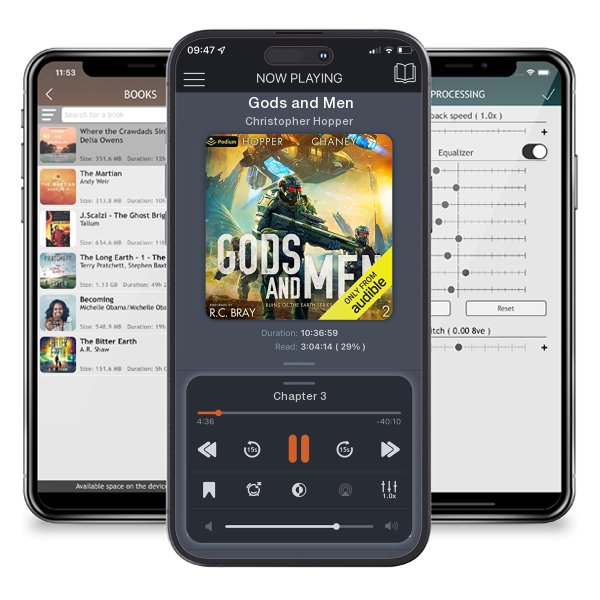 Download fo free audiobook Gods and Men by Christopher Hopper and listen anywhere on your iOS devices in the ListenBook app.
