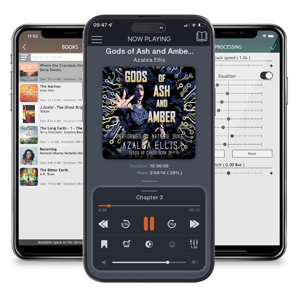 Download fo free audiobook Gods of Ash and Amber by Azalea Ellis and listen anywhere on your iOS devices in the ListenBook app.