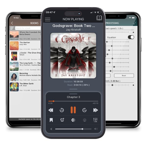 Download fo free audiobook Godsgrave: Book Two of the Nevernight Chronicle by Jay Kristoff and listen anywhere on your iOS devices in the ListenBook app.