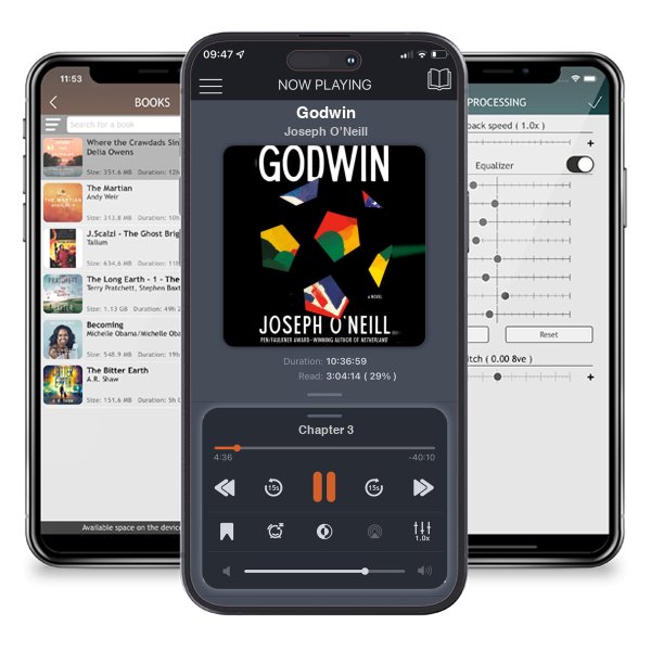 Download fo free audiobook Godwin by Joseph O\'Neill and listen anywhere on your iOS devices in the ListenBook app.