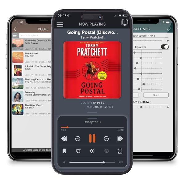 Download fo free audiobook Going Postal (Discworld, #33; Moist von Lipwig, #1) by Terry Pratchett and listen anywhere on your iOS devices in the ListenBook app.
