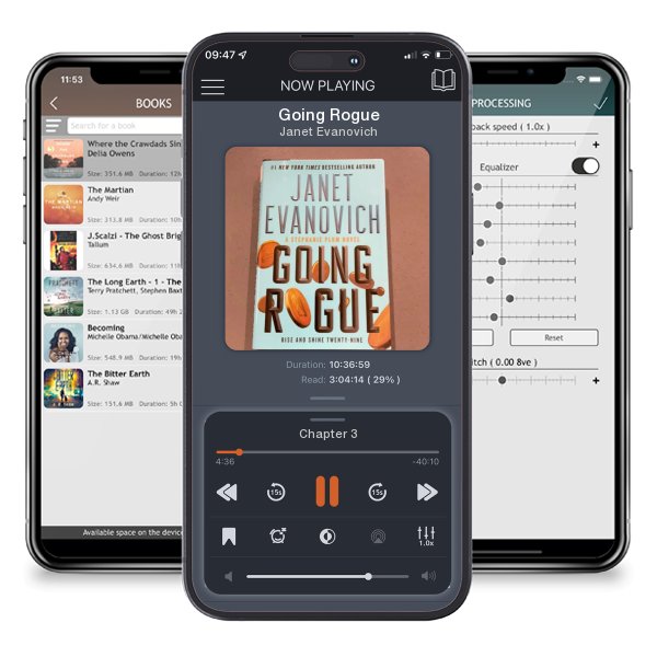 Download fo free audiobook Going Rogue by Janet Evanovich and listen anywhere on your iOS devices in the ListenBook app.